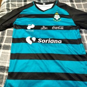 Santos Laguna Olympic Soccer Futbol Jersey sz XL Away Kit